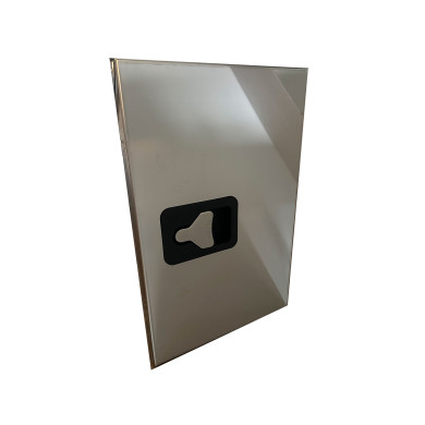 Bevobox låge rustfri bundhængt L600xH400