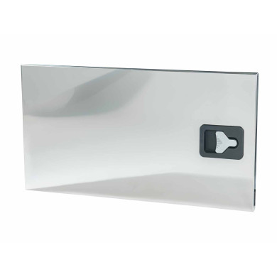 BevoBox lokk rustfri  - 300x500, sidehengt