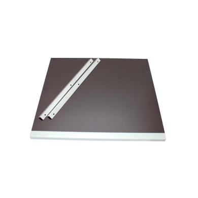 Finerhylle / skillevegg 600x600mm - inkl. alu-forkant og mont. vinkler