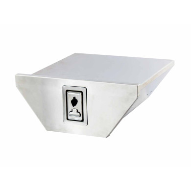 BevoBox trekant boggiekasse aluminium 610/304x260x600