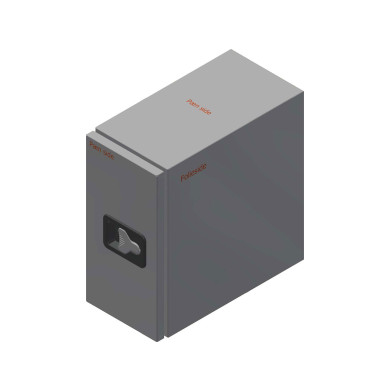 BevoBox rustfri verktøykasse sidehengslet, venstre - L300xH600xD600