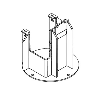 Akselbrakett nedre feste foran MB Arocs trommelbrems - 6505173600