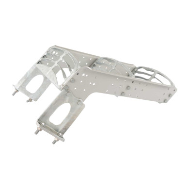 Alucar rett kranstige, 370mm. Alu.sider.