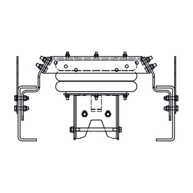Akseltrykkfordeler foran Scania RBP 835 Trommel/Skivebrems og RBP 735 skivebrems. - 5500002210