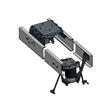 Akseltrykkfordeler foran MB Arocs skivebrems