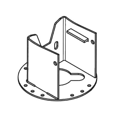Brakett Scania RBP835/RB662/RBP735 Skive Brems - Akseltrykkfordeler