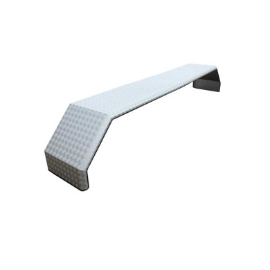 Aluminiumskjerm, trippel eloksert 670x4100mm  - 43536