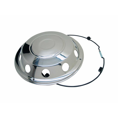 Forkapsel 19,5 rustfri m/ring - 45828