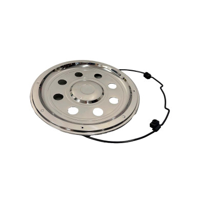 Bakkapsel 19,5" rustfri standard