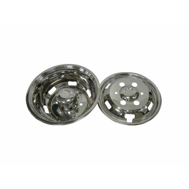 Hjulkapselsats for Iveco Daily 16x6,0" - 6 hjulbolter - Ø205 mm. PCD.  - Heavy.