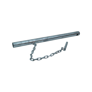 Kjettingholder rett f.klemf.ø42 L=650mm, - 24794