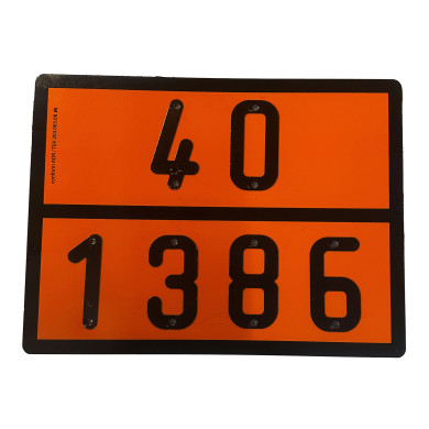 ADR Skilt,Raps 400x300mm, 40/1386