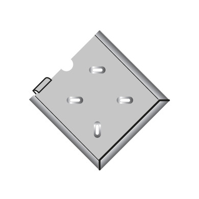 Skiltholder 300x300 syrefast - 35.905.00