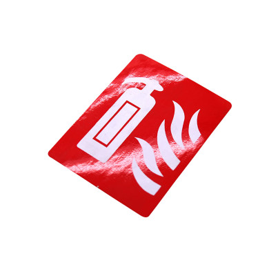 Brannslukker-logo selvkl.60x80mm - Brann