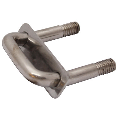 Surringsring Ø10 m/2mm plate, rustfri - Bruddlast 5Tonn - Model Vang, uten tverrpinne