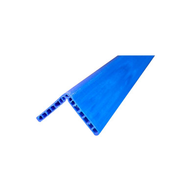Kantbeskytter Plast 120x120x15 6,0 m. - Blå - .