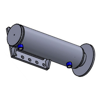 MC hydrauliskt støtteben cyl. 125/110x80x300mm Venstre