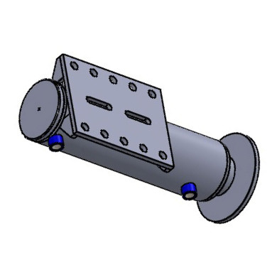 MC hydraulisk støtteben cyl. 125/110x80x300mm Højre