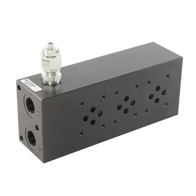 Monteringsplate for 3 stk Ctop 3 Ventiler m/sikkerhetsventil