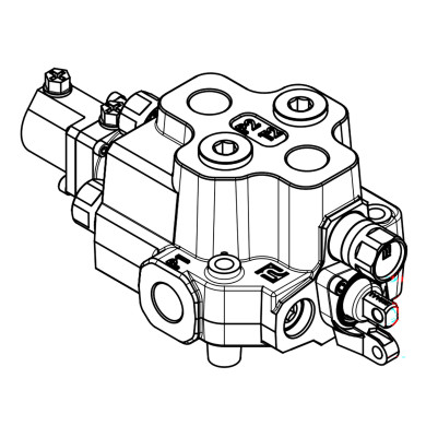 NH Hydraulikk sentral RM 271 300/4P - 1601-022032