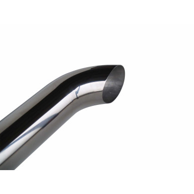 127 mm polert rør m/bøy 1,5 m - 87892