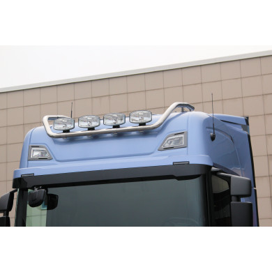 Scania R/S 16- Takbøyle Highline - Rustfri polert. Ø60 mm. 864610 - 4 Lykteholdere inkl. kabel.